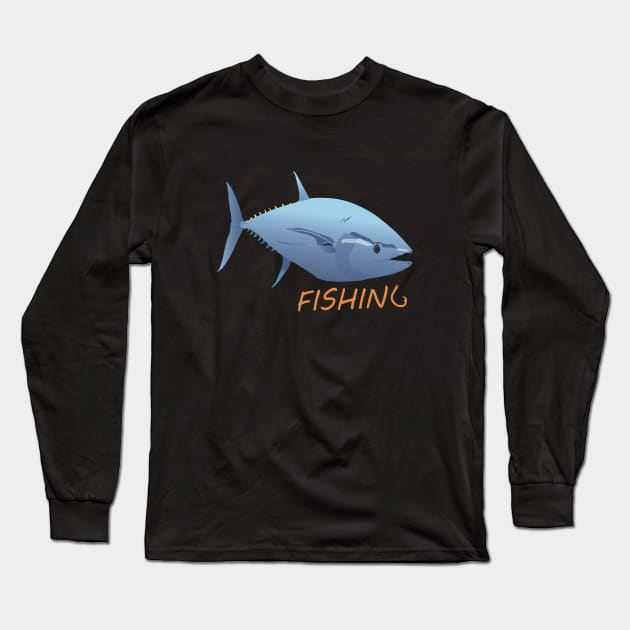 Tuna Fishing Long Sleeve T-Shirt by NorseTech